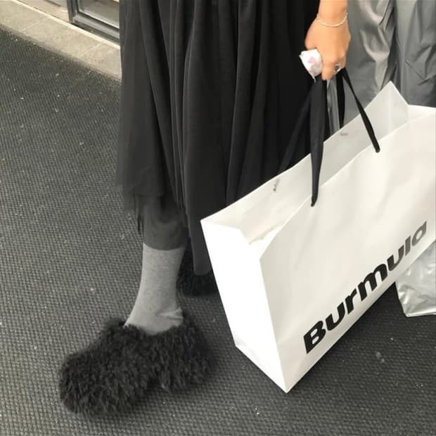 크록스 샤기 퍼 클로그