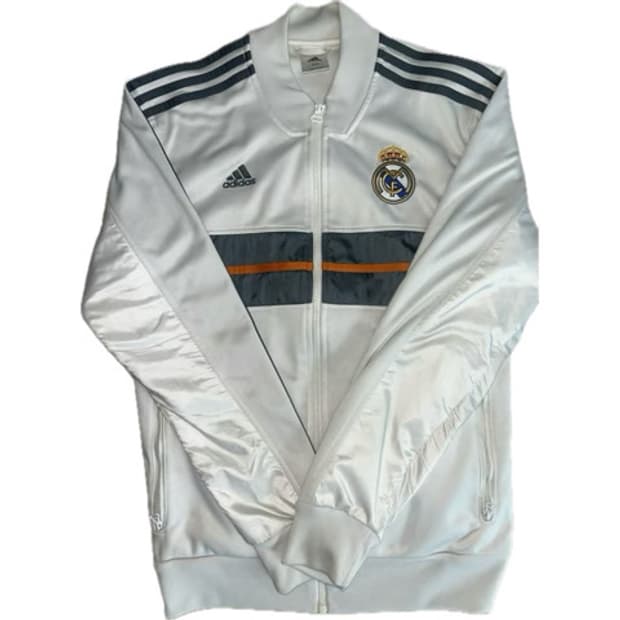 아디다스 레알마드리드 화이트트랙탑 져지 95