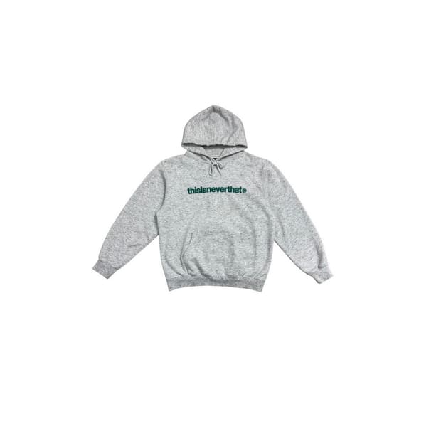 디스이즈네버댓 후드티 멜란지 화이트 L