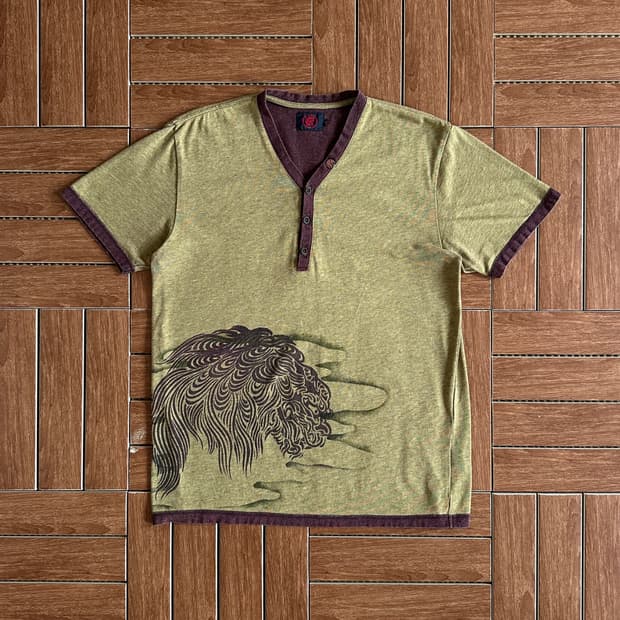 Koromo oriental cotton 1/2 tee