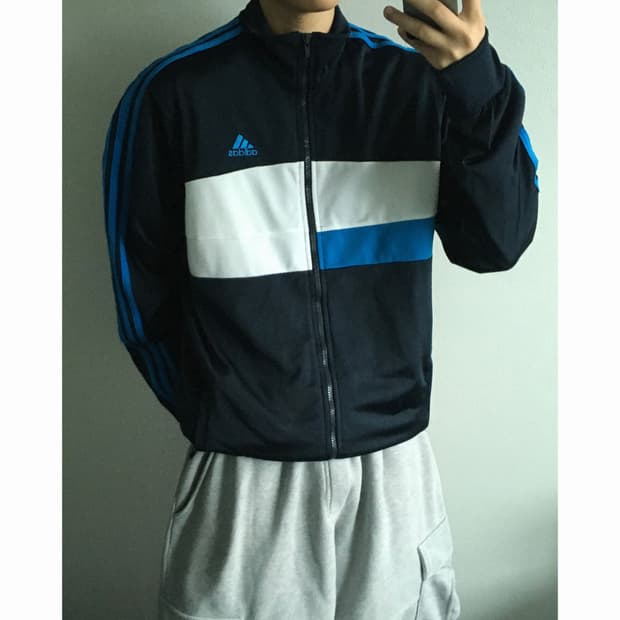 Adidas 아디다스 90s 올드스쿨 컬러블록 일본판 져지