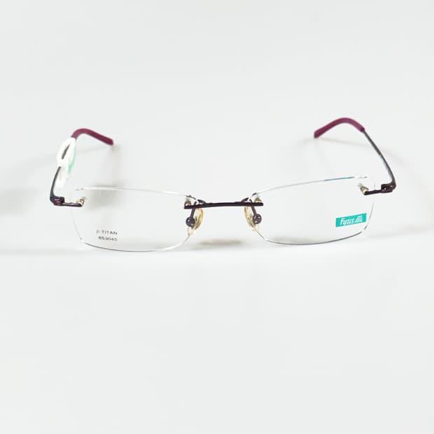 90s FUTIS 무테 스퀘어 메탈 빈티지 안경