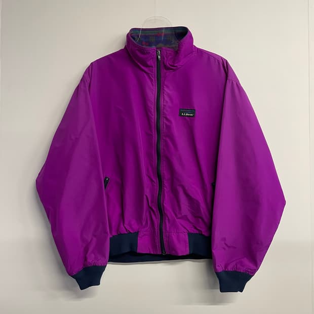 90s 엘엘빈 아즈텍 나일론 웜업 자켓