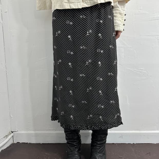 monte ovest flower dot skirt