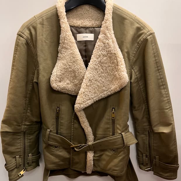 시스템 양털 카라 자켓 82