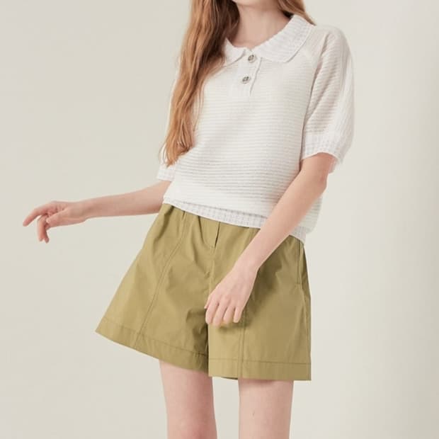 한섬 SJSJ 2021 글리터 니트 탑 90F사이즈