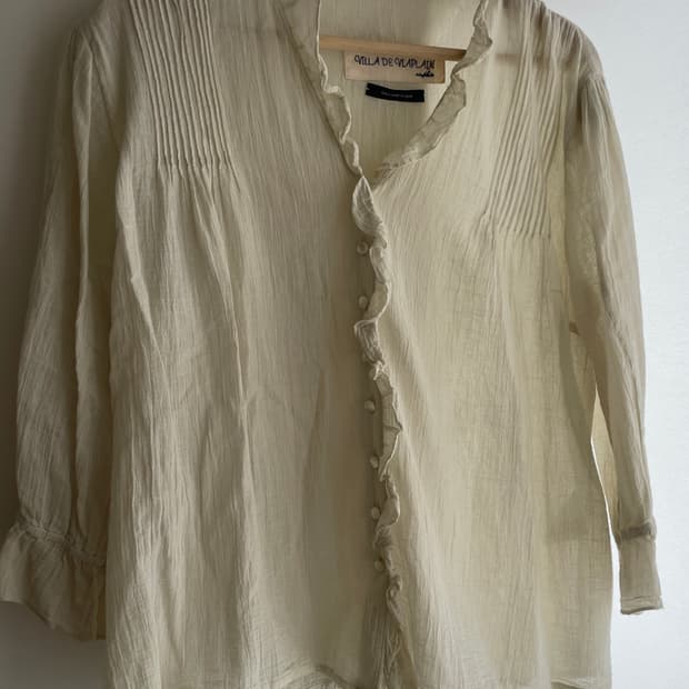 비아플레인 빅토리아프릴블라우스 민트색 ribbonbit 시엔느 파르벵