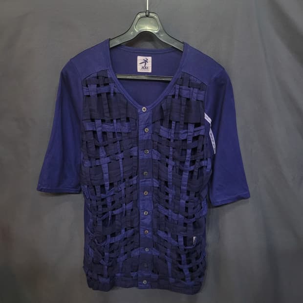 Hai Sporting Gear by Issey Miyake 짜임 배색 