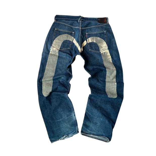 에비수 Daicok 빅로고 데님 팬츠