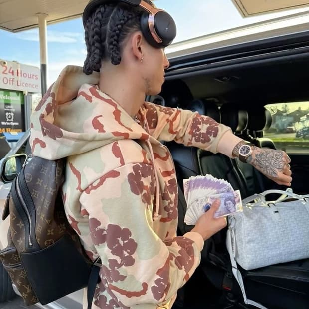 데님 티어스 데저트 카모 후드집업