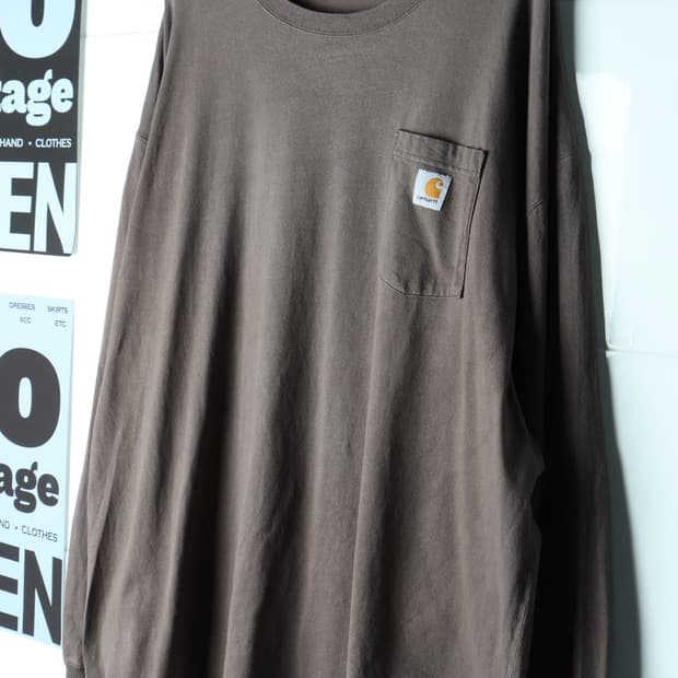(2XL-4XL) 칼하트 긴팔티셔츠 USA 썬페이딩 에이징-H35998
