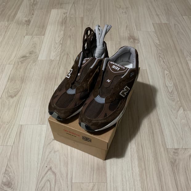 뉴발란스 991 메이드 인 UK 모카 브라운 270 새상품