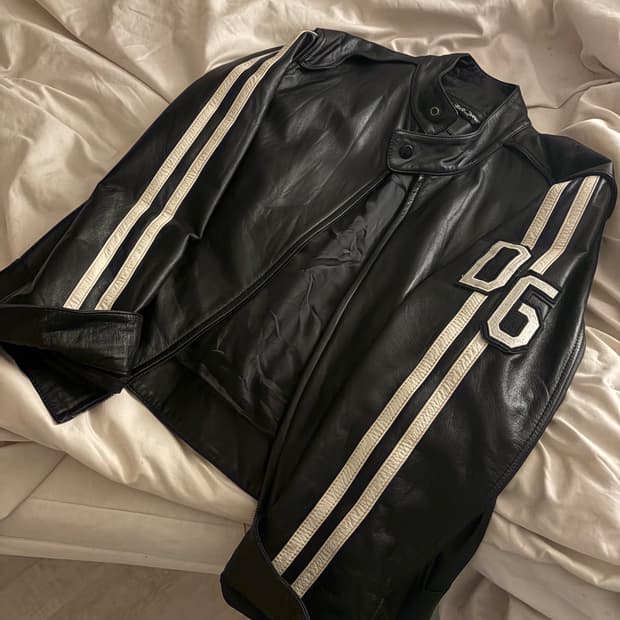 (정품) 돌체앤가바나 가죽자켓 점퍼