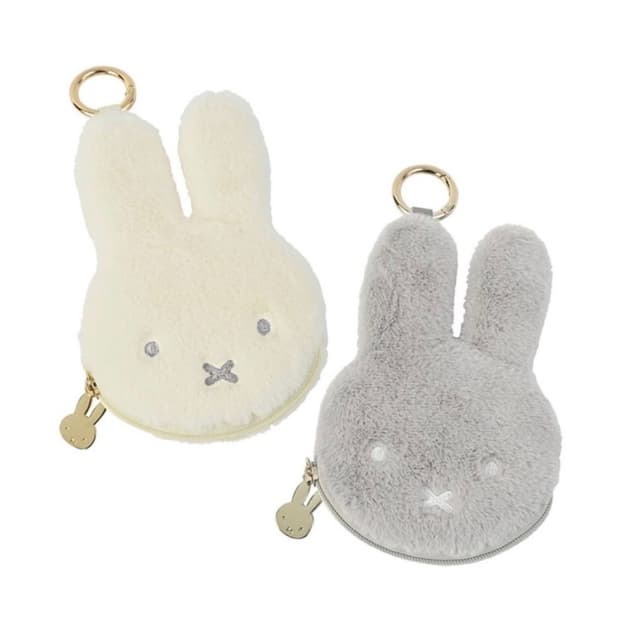 미피 그레이 카라비너 미니 파우치