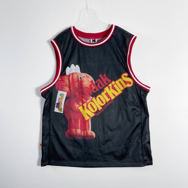 D2 코닥(KODAK) 컬러킨즈 메쉬 슬리브리스 블랙 105사이즈