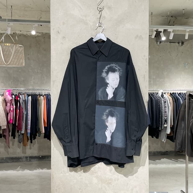 라프 시몬스 x 로버트 메이플소프 17S/S 블랙 로리 앤더슨 셔츠