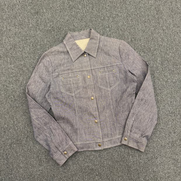 OS)Japanese vintage ASCOT 여성 셔츠 자켓