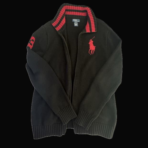 폴로 빅포니 니트