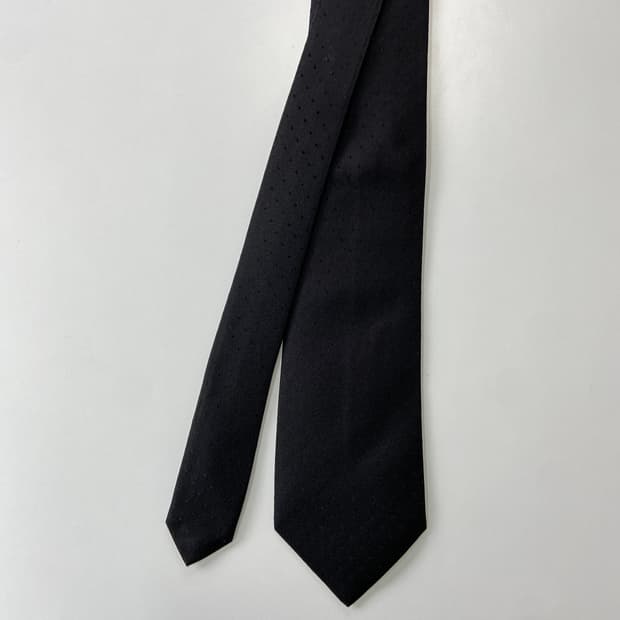 Donato Vinci 블랙 실크 이태리 넥타이