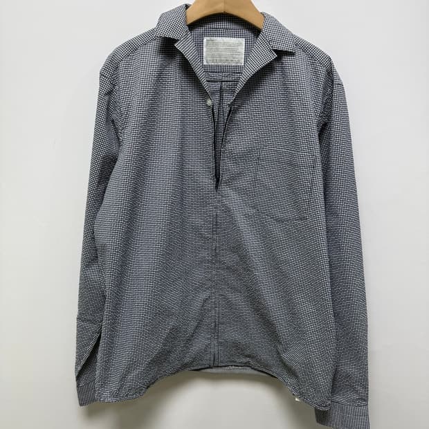 컬러 씨어서커 집업 셔츠