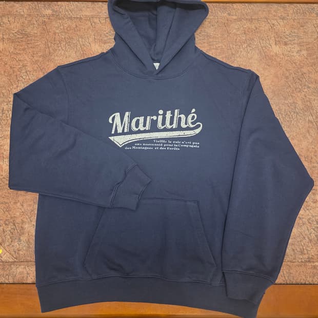 마리떼 프랑소와 저버 후드티 네이비 L