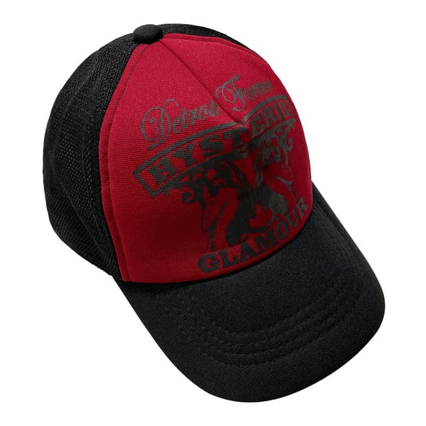 히스테릭글래머 메쉬캡 블랙/레드