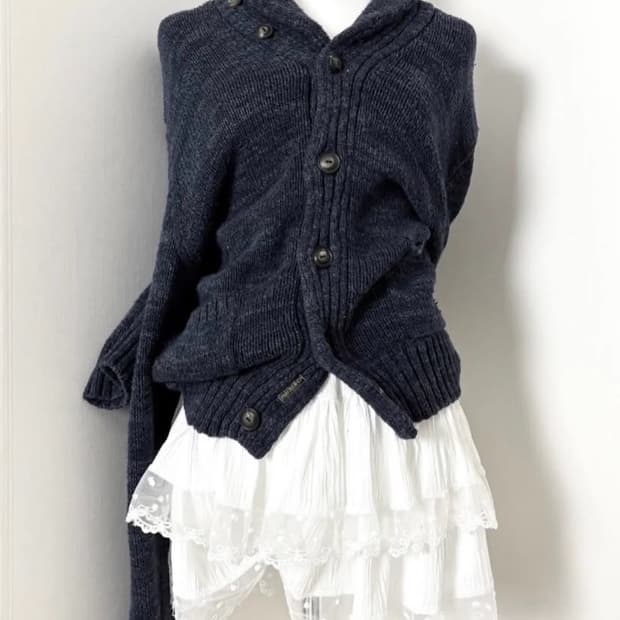 폴로 빈티지 가디건