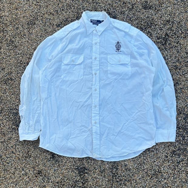 폴로 랄프로렌(polo ralph lauren) P.R.L 화이트 셔츠