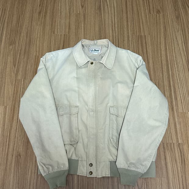 80s llbean A-2 코튼 플라이트 자켓
