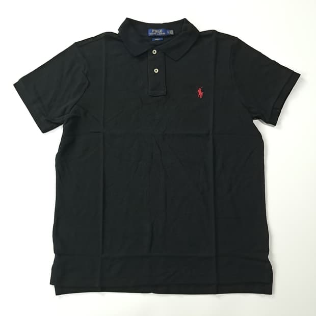 CK340 L 폴로 슬림핏 블랙 칼라 티셔츠