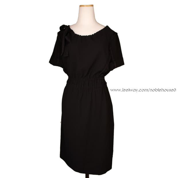 엘리타하리 블랙 리본 원피스 44