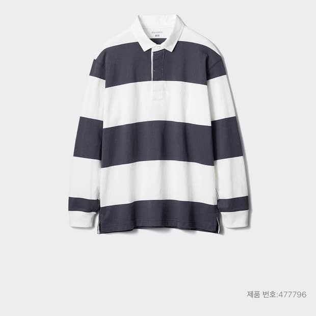 JWE 오버사이즈러거스트라이프폴로셔츠