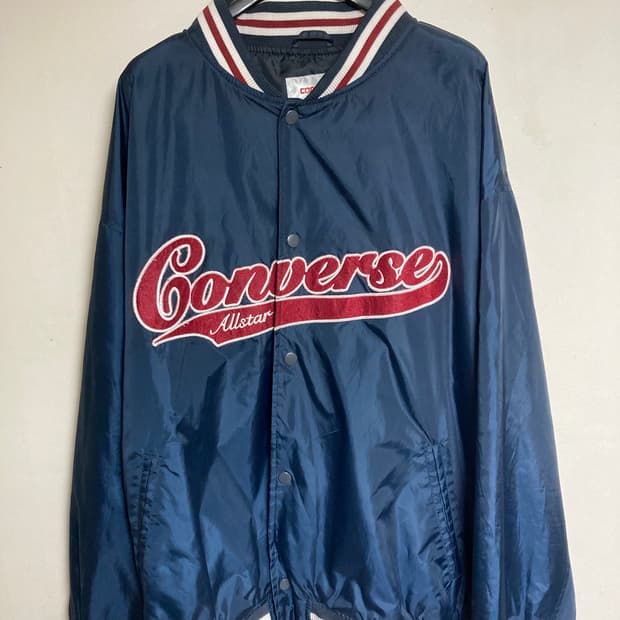 컨버스 스타디움 자켓 네이비 L