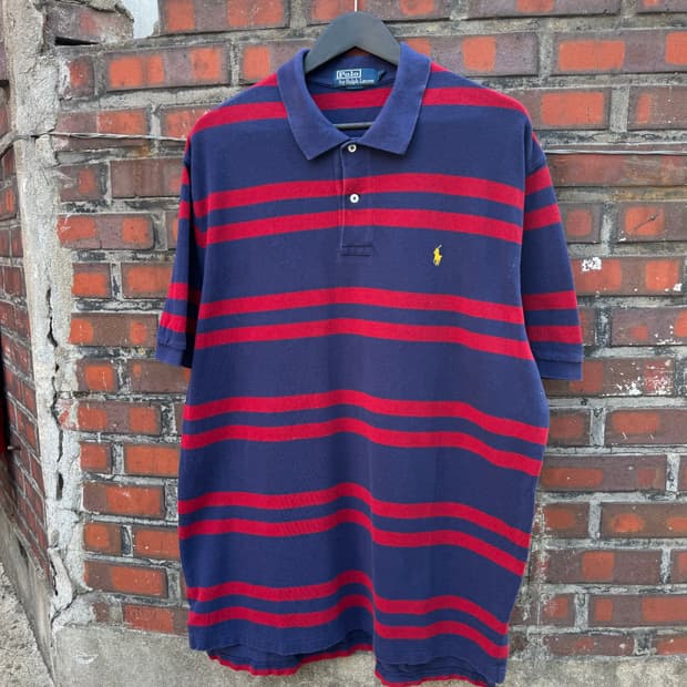 폴로랄프로렌 스트라이프 PK 반팔티셔츠 