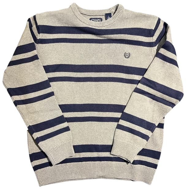 빈티지 00s CHAPS 스트라이프 니트 스웨터