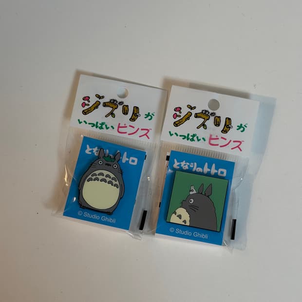 일괄 ) 미개봉 ) 지브리 이웃집 토토로 핀즈뱃지