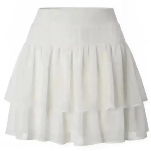 쓰리타임즈 스완 쉬폰 스커트 쓰탐 당일배송 치마