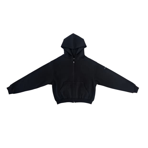 지초이 HEAVY WEIGHT COTTON ZIP HOODIE