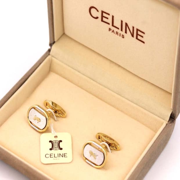 셀린느 미사용 S등급 남자 명품 커프스 빈티지