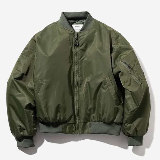 (M) 매스노운 8oz 오버사이즈 MA-1 항공 점퍼 자켓