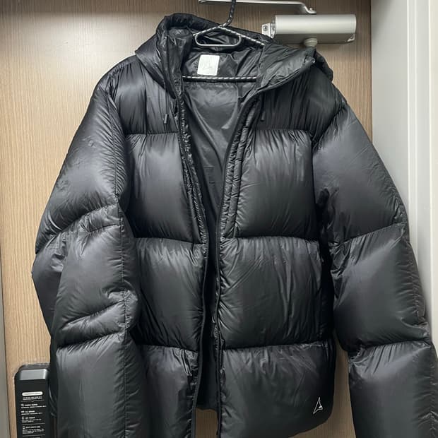 [XL] 로아 헤비다운 패딩 블랙