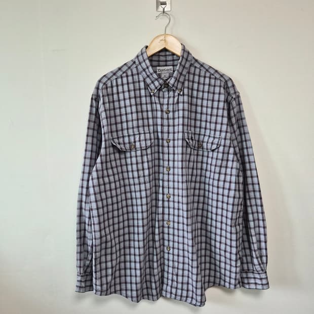 칼하트Carhartt 투포켓 체크 셔츠 XL - S441
