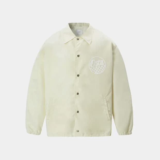 아웃스탠딩 코치자켓 아이보리