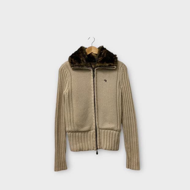  아베크롬비 Abercrombie 토끼퍼 집업 가디건 XS