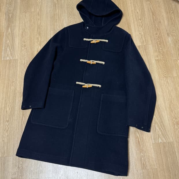 빈폴 네이비 더플 코트 100