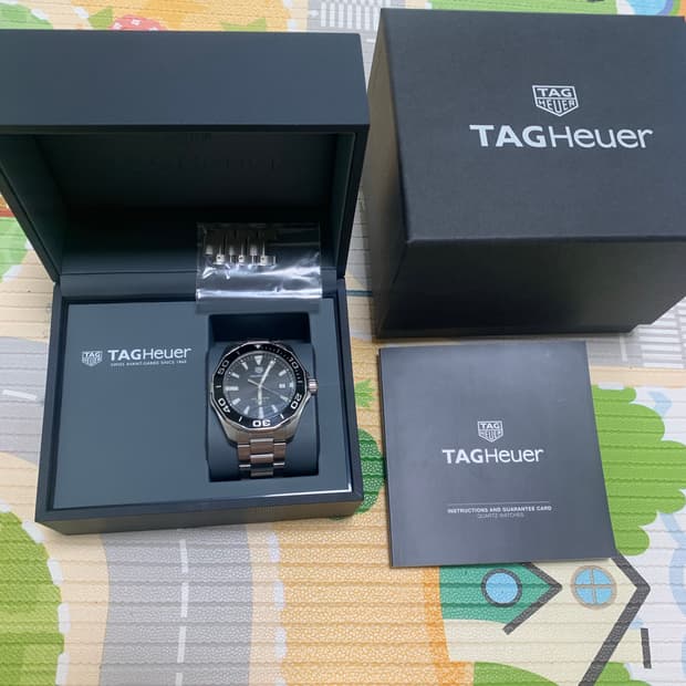태그호이어 아쿠아레이서 43mm 쿼츠 시계
