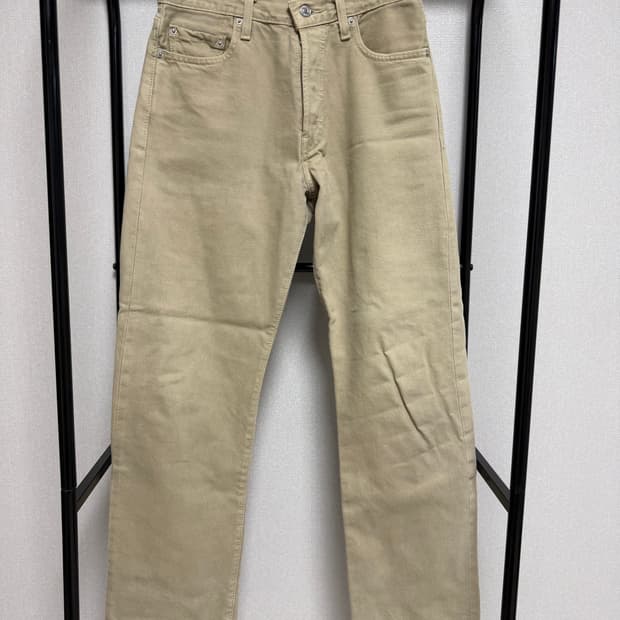 빈티지 리바이스 501 베이지 데님팬츠