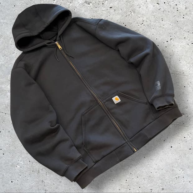 [XL] 칼하트 블랙 후드집업 레인 디펜더 D488