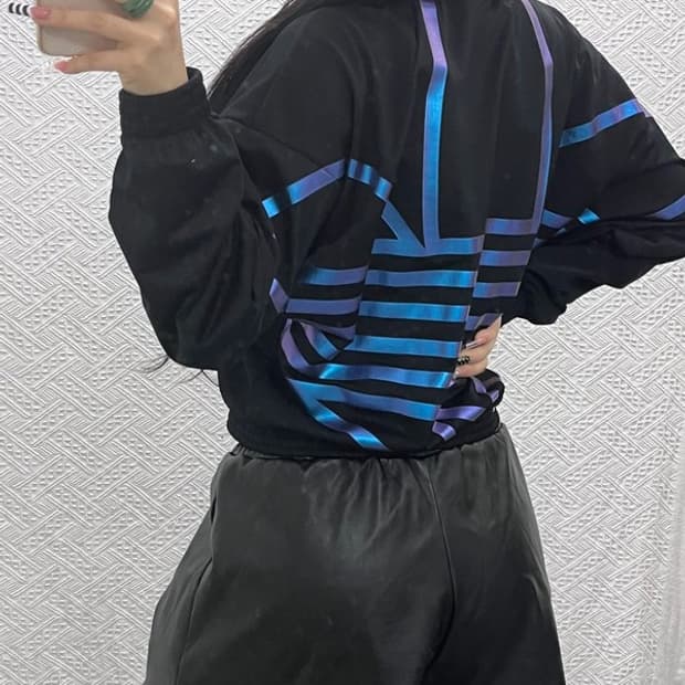 아디다스 파이어버드 제노 키치 빅 트레포일 져지 집업 L C10490