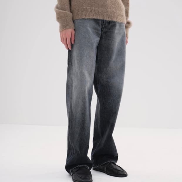 오라리 셀비지데님 (블랙색상)  AURALEE SELVEDGE DENIM